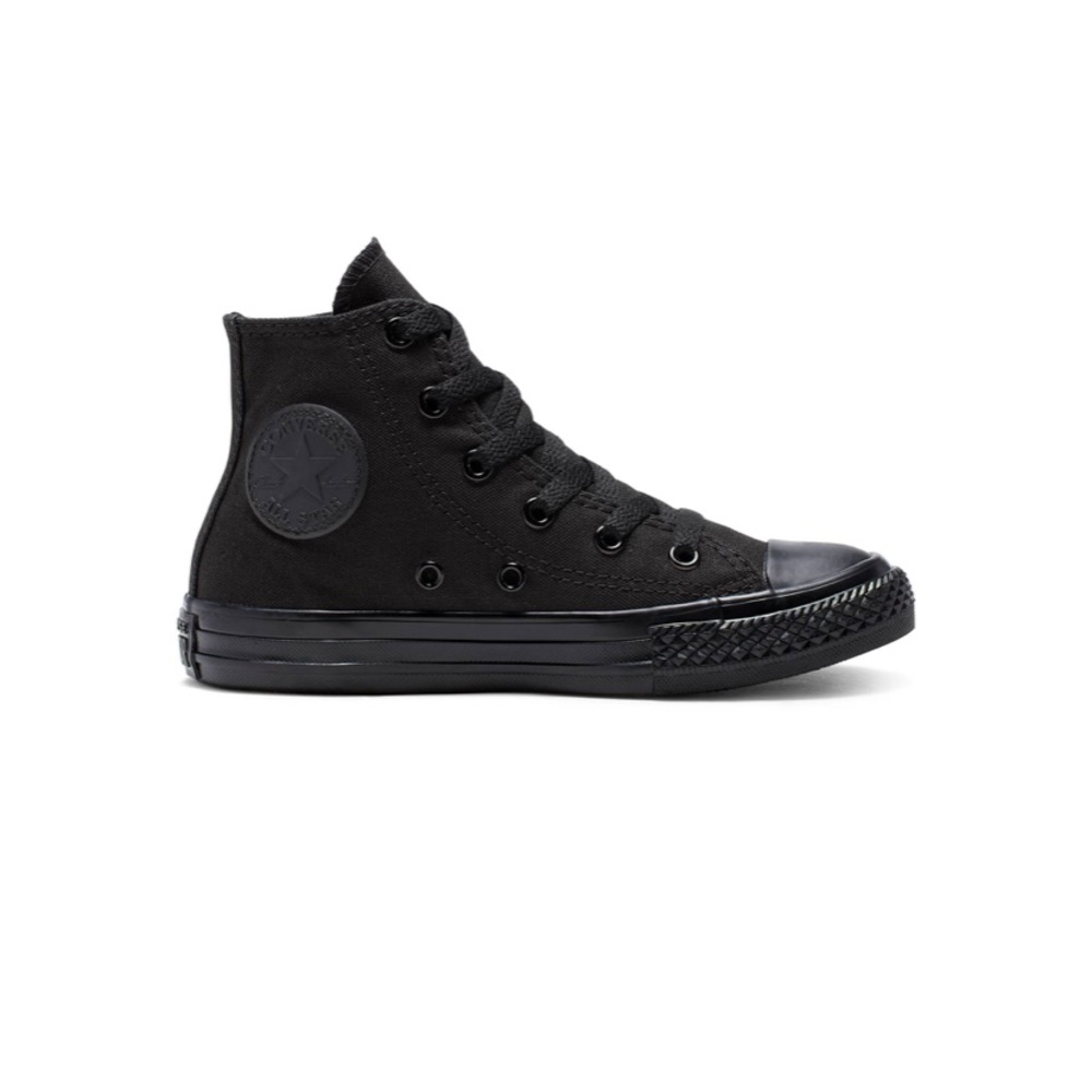Black high top converse
